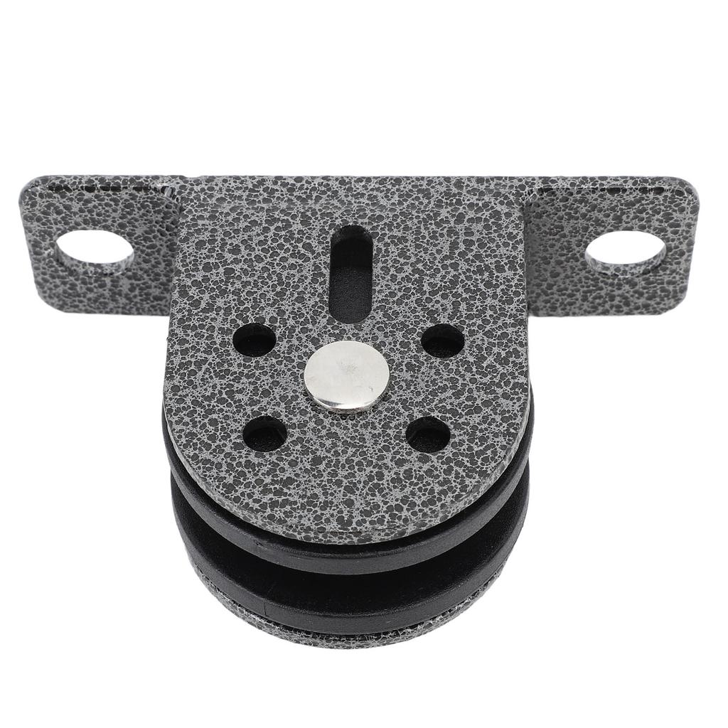Wall Mount Pulley Wheel Iron Heavy Duty Traction Silent Fixed Pulley Wheel for DIY Fitness Gym