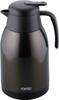 Fortec House Tabletop Pot, 1.9L, Brown, with Lever-Type Stopper, Vacuum Insulation, Keeps Hot and Cold, FHR-7380