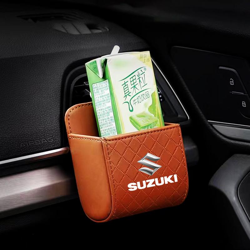 Aufbewahrungstasche für Autoinnenraum, Ablagetasche für Luftauslass, Hänge-Organizer-Box für Suzuki Jimny Samurai S-Cross SX4 GW250 Swift XL-7 ALTO IGNIS Zubehör