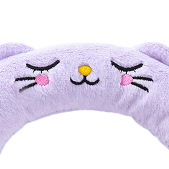 Interactive Pet Pillow With Built-in Bb Sound Device Soft Embroidered U-shaped Pet Neck Protector