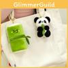 Plush Bamboo Panda Keychain Cute Stuffed Animal Backpack Pendant Gift Birthday
