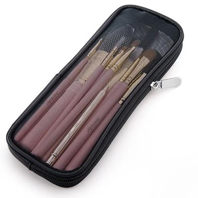 Štětec na make-up Cestovní pouzdro Kosmetická toaletní taška Organizér pro muže Ženy Kosmetické pomůcky Síťovina Dopp Kit Pouzdro Mycí Úložný prostor Příslušenství