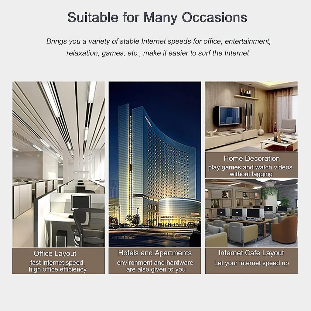 RJ45 Network 1 to 2 Port Ethernet Adapter Splitter, RJ45 1 Male to 2 Female LAN Ethernet Splitter Adapter Cable Suitable Super