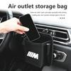 AAAQO1 Car Dashboard Air Vent Storage Bag Vehicle Hanging Organizer Box For BMW M Performance Alpina M3 M5 M6 X1 X3 X4 X5 G20