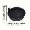 Car Cup Mat Car Waterproof Cup Mat Universal Round Car Storage Slot Non-Slip Mat Center Console Cup Holder Base Mat