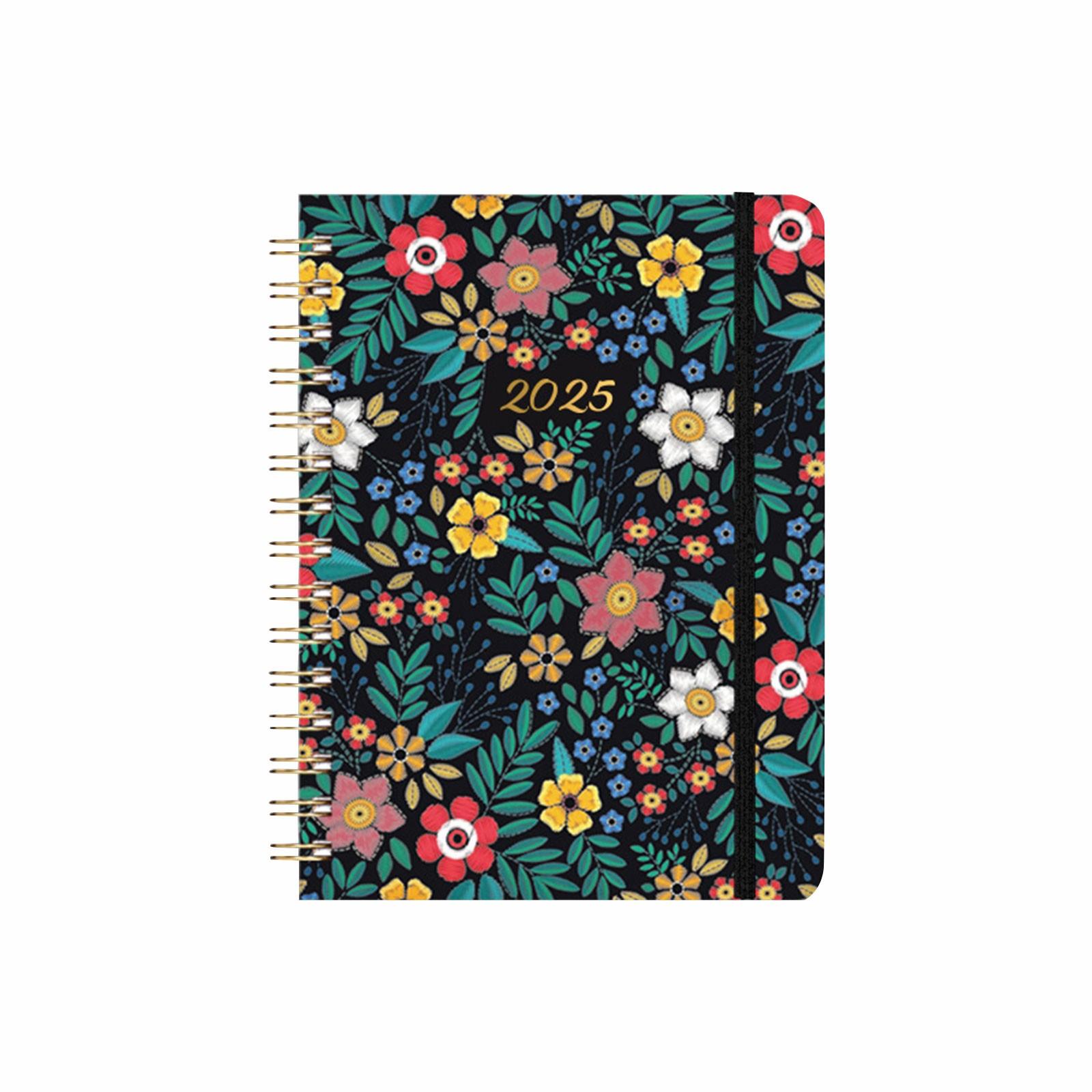 

Еженедельный план Этот график Этот кожаный блокнот 2025Блокнот на резинке One Size