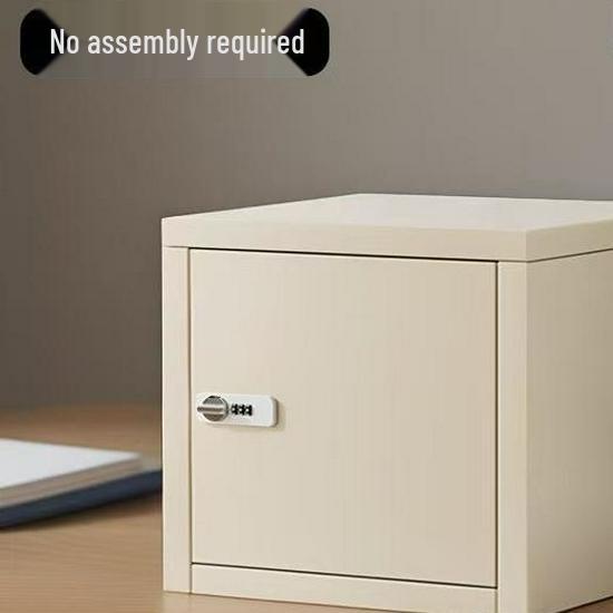Lockable Steel Desktop File Organizer for Home or Office