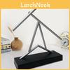 Brinquedo de Balanço Criativo com Haste de Metal Anti Gravidade em Forma de T C E A Ornamento de Mesa Para Presente Executivo