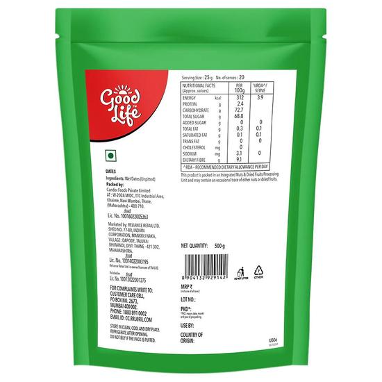 Good Life Arabische Datteln 500 g (Beutel)