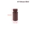 1Pcs Plastic Hdpe Empty Seal Bottles Pill Vials Tablet Capsule Solid Powder Portable Containers
