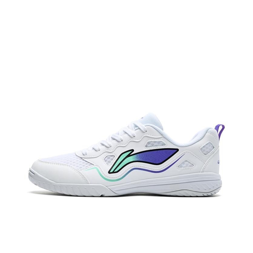 Li Ning Lage Tafeltennis Schoenen Unisex Fluorescerend Sterrenlicht Paars APPV011-13