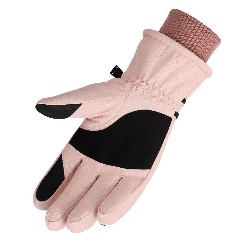 Cheap Motorcycle Winter Windproof Thicken Women Hand Warm Waterproof Ski Gloves