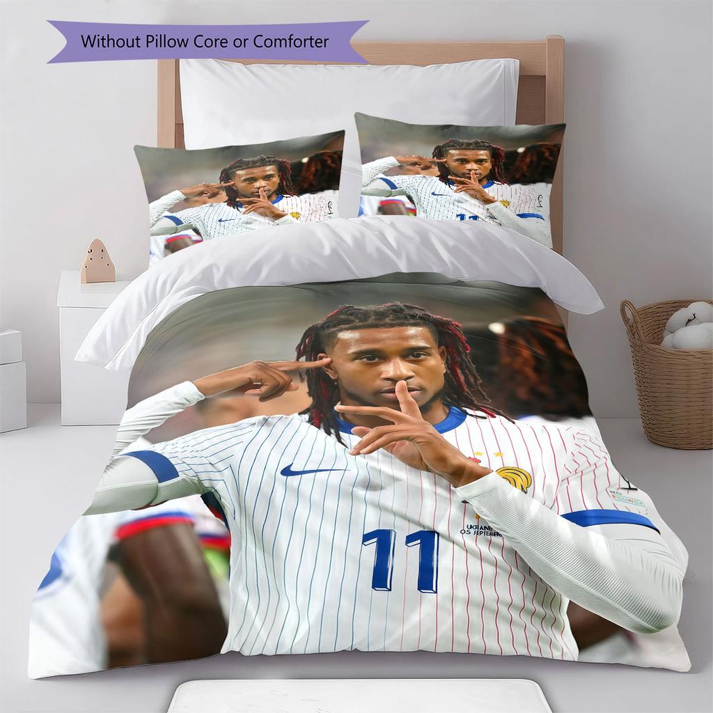 Olise Pattern Bedding Home Decoration Birthday Gift ( 1 duvet cover + 2 pillowcase, without core),fan merchandise.