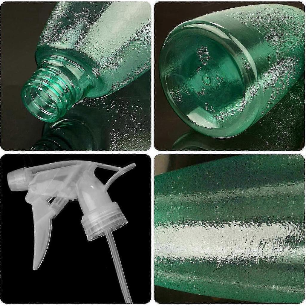 3 Pcs Water Spray Bottle 500ml Plastic Empty Spray Bottles With Fine Mist and