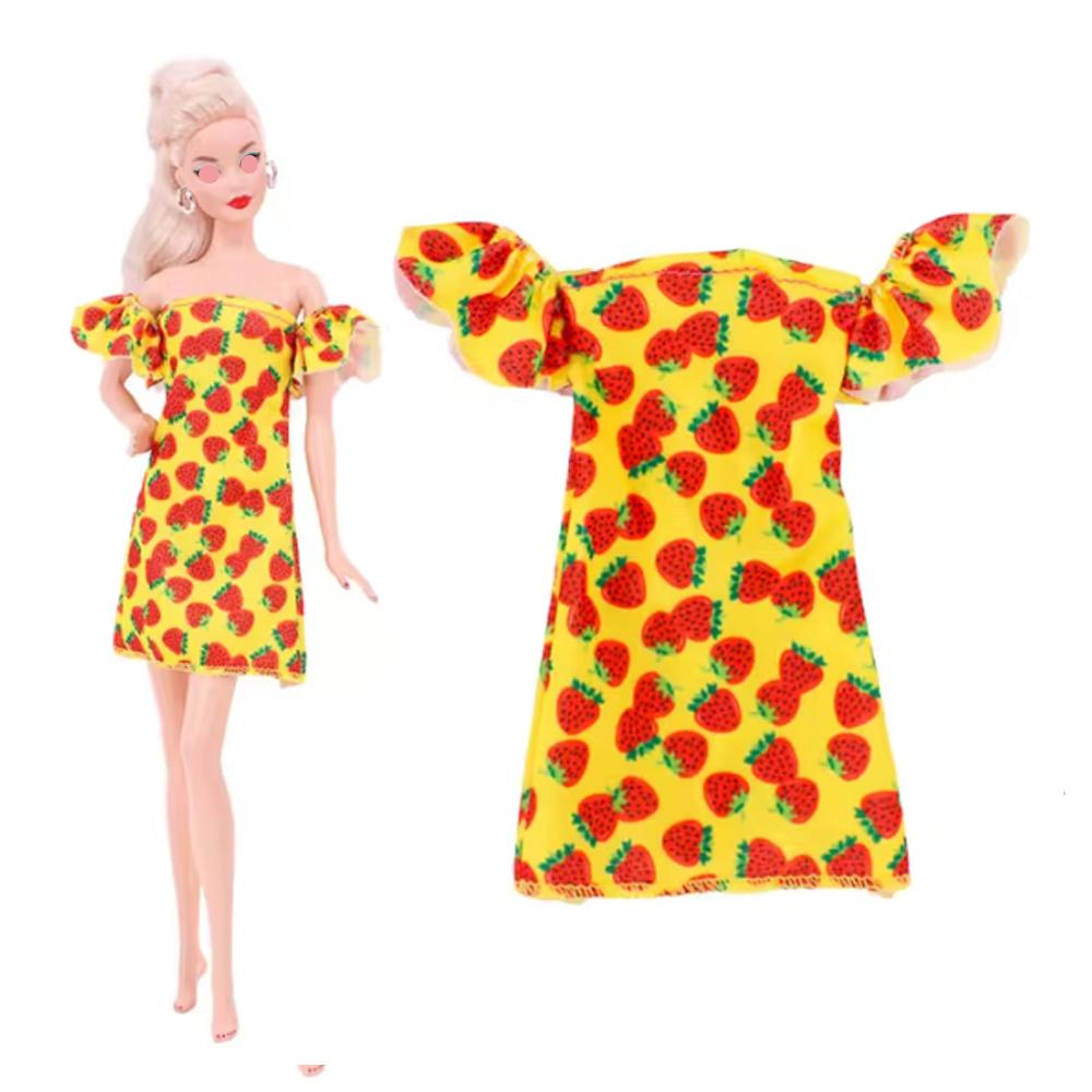 5pcs/pack 30cm Fashion Clothes Dolls Doll Dress Accessories Casual Top Pants Dressing Up Toys Kids for 1/6 and Entertaining Play Safe Kid Friendly Fun