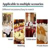 1 Pcs Lace Chair Sashes Elegant Premium Quality Chair Ribbons Bows Chairs Tie Back Chairs Decoration For Wedding Banquet Party