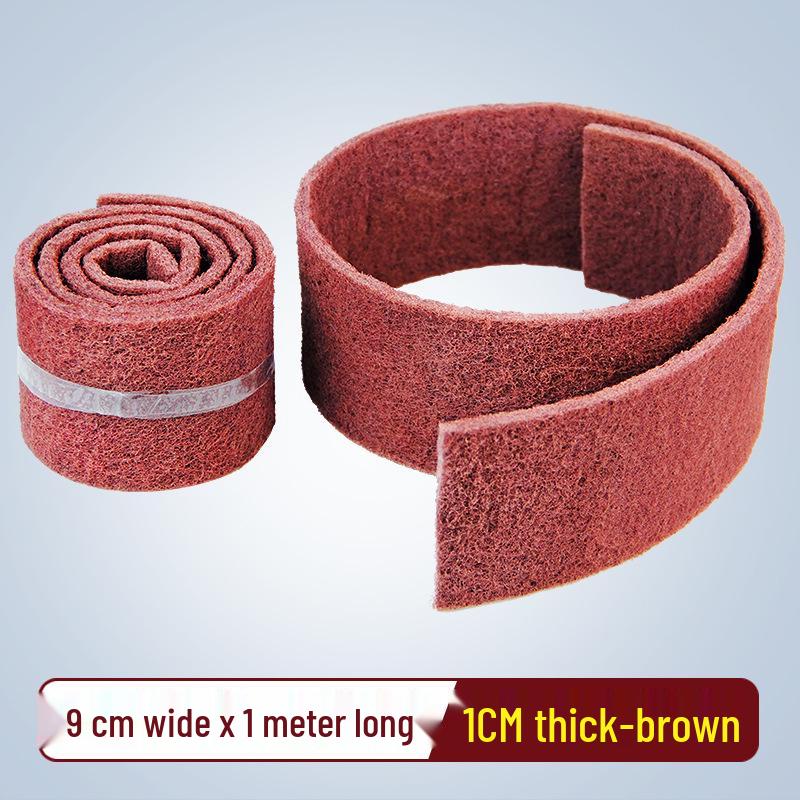 

Губка из нержавеющей стали с наждачным покрытием для мытья посуды и удаления ржавчины 1cm Thick Nylon Emery Scouring Pad