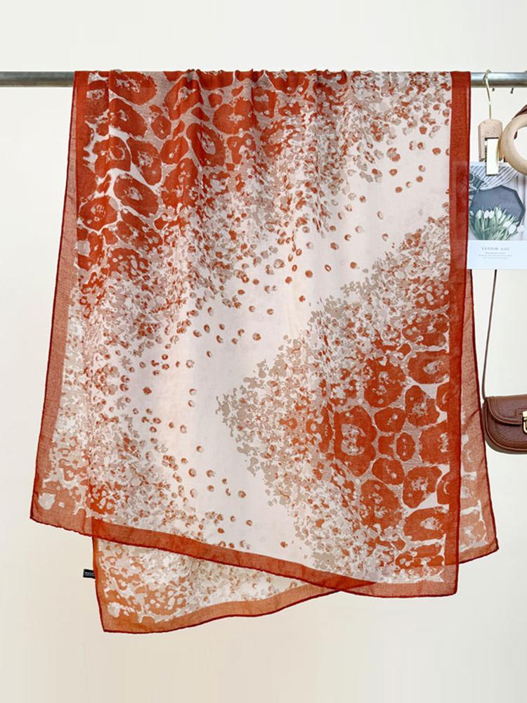 Elegant Women Silk Scarf Beach Wrap Shawls Vintage Print Ladies Sunscreen Bandanas Hijab Mujer Bohemian Scarve Pareo Casual New