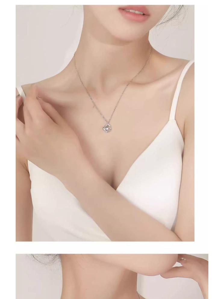 Blauer Eukalyptus & Vogel S999 Sterlingsilber Damen Halskette - 2024 Luxus Neujahrs- & Geburtstagsgeschenk