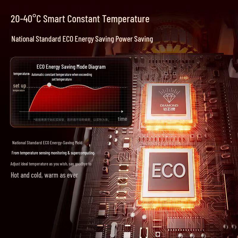 Graphene Vertical Heater with AI Voice Control CN plug (adapter included)