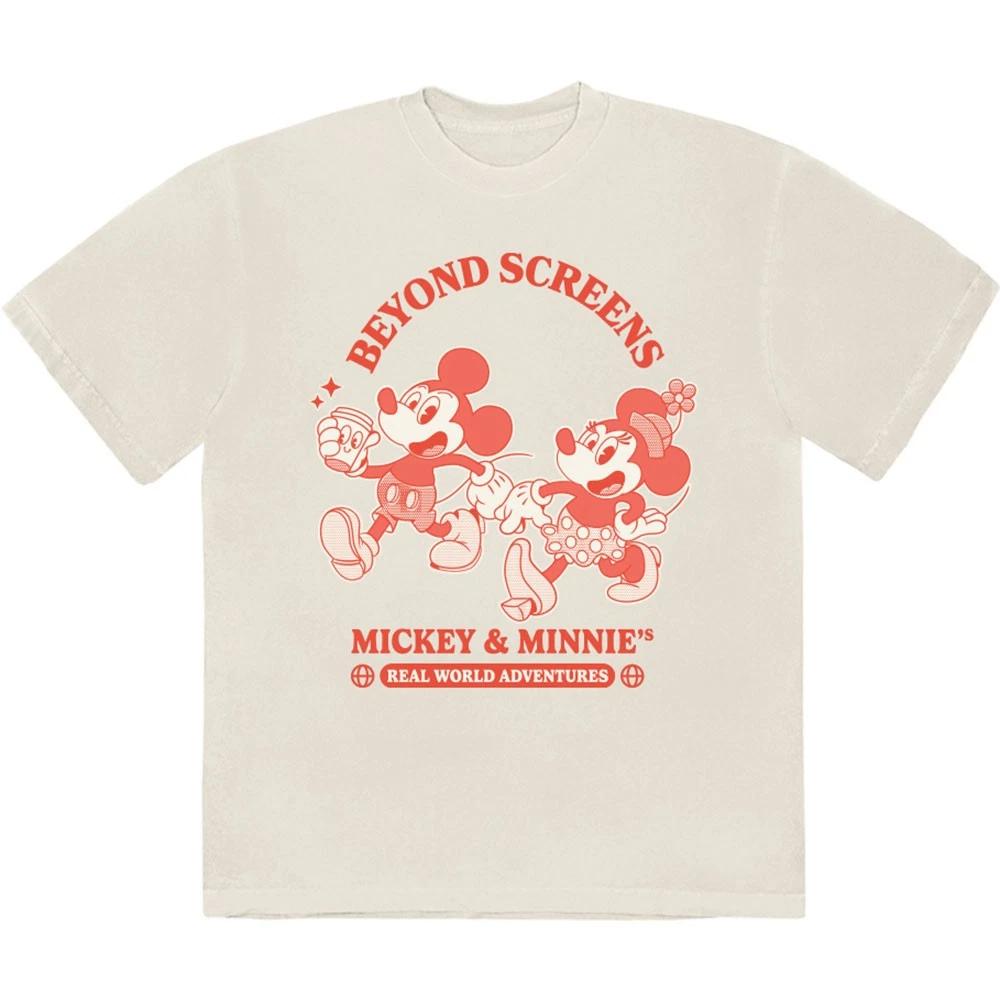 Mickey Minnie Beyond Screens Tee Tshirt Unisexs L