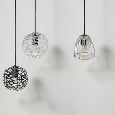 Iron Wire Lampshade Dome Lamp Shade Hanging Lighting Simple Metal Lampshade