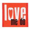 The Beatles Love Me Do Woven Iron On Patch