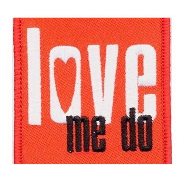 The Beatles Love Me Do Woven Iron On Patch