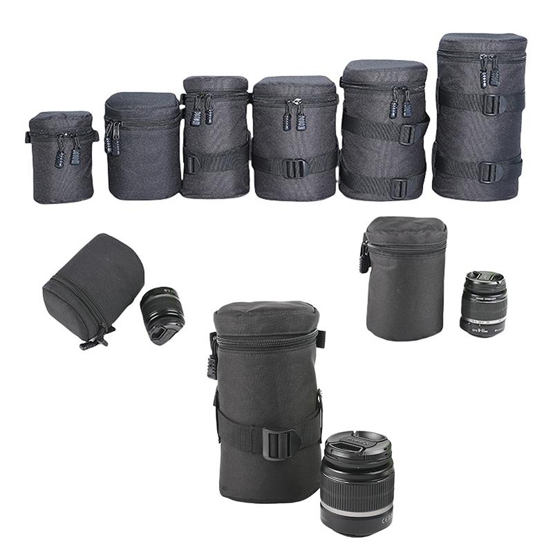 1 Piece Photography Accessories Luxury Camera Lens Bag Pouch Case For Canon Lens Nikon  Olympus Fuji