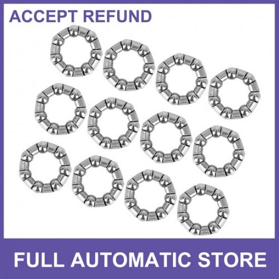 TWELVE 25mm x 7 Ball Crank Bearings Rear Wheel Bearing Retainer for Bicycle Bike
