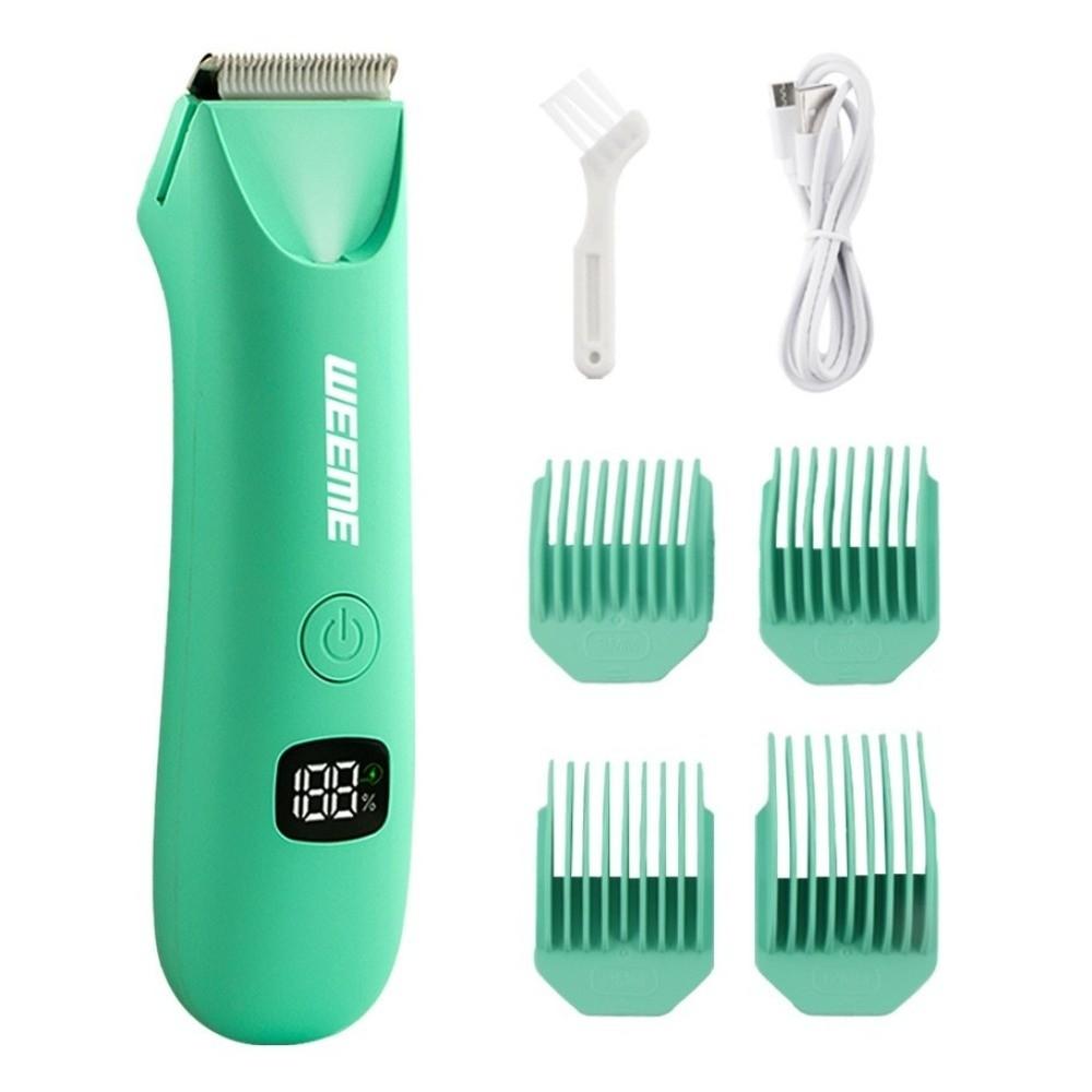 USB Rechargeable Electric Body Groomer LED Digital Display Electric Shaver