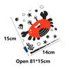 High Contrast Baby Cloth Book,Early Education Toys,Crib Toys,Sensory Toys,Infant Cloth Book for Toddlers