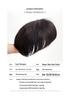 Men's Short Real Hair Wig for Baldness - Fluffy, Lightweight, Thin Patch Style