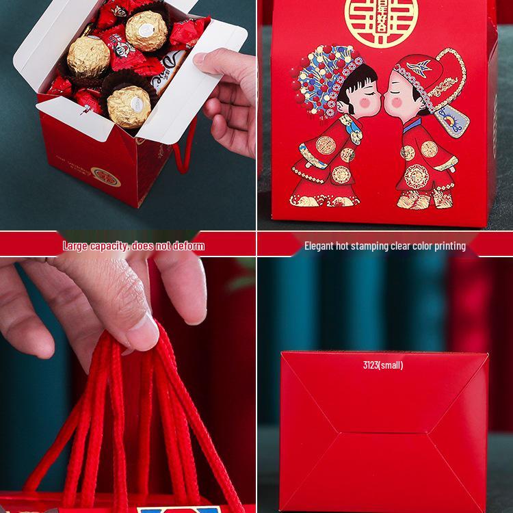 Wedding Gift Candy Box and Bag Set for Melon Seeds