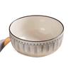 Luxury Ceramic Soup and Noodle Bowl Set - New 2025, Large 8-inch & 6-inch Sizes, High-End Light Design