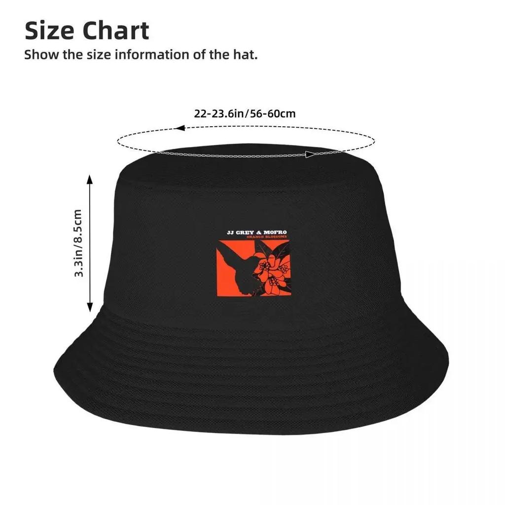 JJ GREY OF MOFRO best of logo album band Bucket Hat Hat Baseball Cap New In The Hat Women Beach Fashion Men's