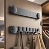 2 Pieces Six-Hook Suction Hanging rackSaving for Entryway, Bedroom