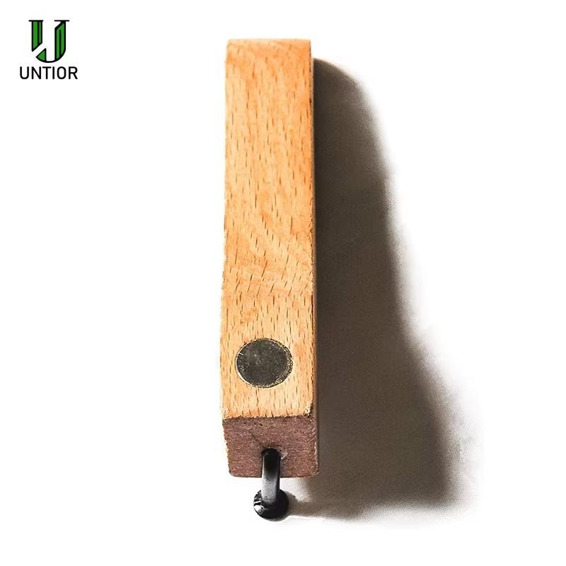 Creative Beer Bottle Opener Solid Wood Nail Magnetic Cap Opener Ergonomic Handle Wine Opener For Kitchen Accessories