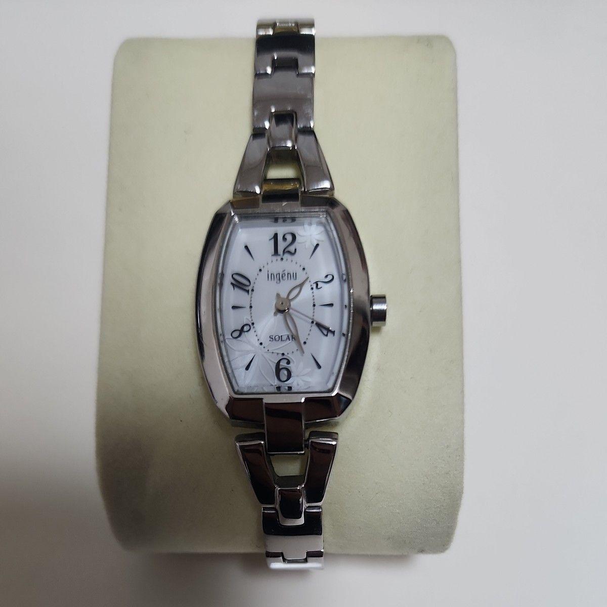 ALBA ingenu Solar Ladies Watch Silver Working Item