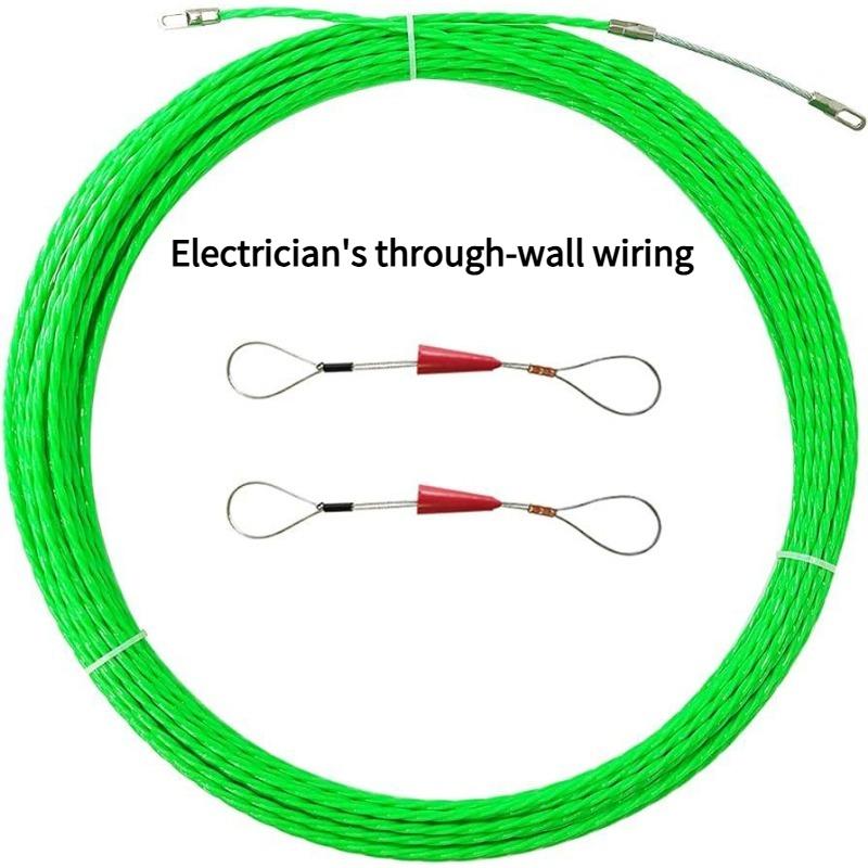 1PC PET Spiral Twisted Wire Threader Cable Puller Wall Threading Wall Wire Lead 10 meters