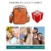 Whatna Antique-Style Tanned Natural Cowhide Leather Shoulder Bag for Men, 2-Way, Crossbody, Handbag, with Two Card Pockets, Vertical Design, Genuine