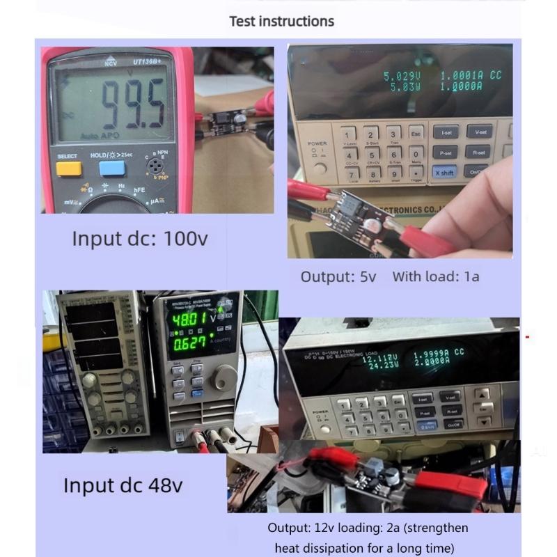 Compact DC5-24v Step Down Power Supply Module with Multiple Output Voltages 5V 9V 12V 24V