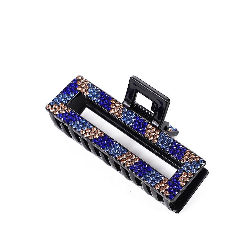 Elegant Rhinestone Diamond-Studded Shark Clip for Women