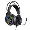 Led Illuminated Headset with 7.1Channel Surround Sound Adjustable Noise Reduction Mic for Gaming Enthusiasts Comfort Fit
