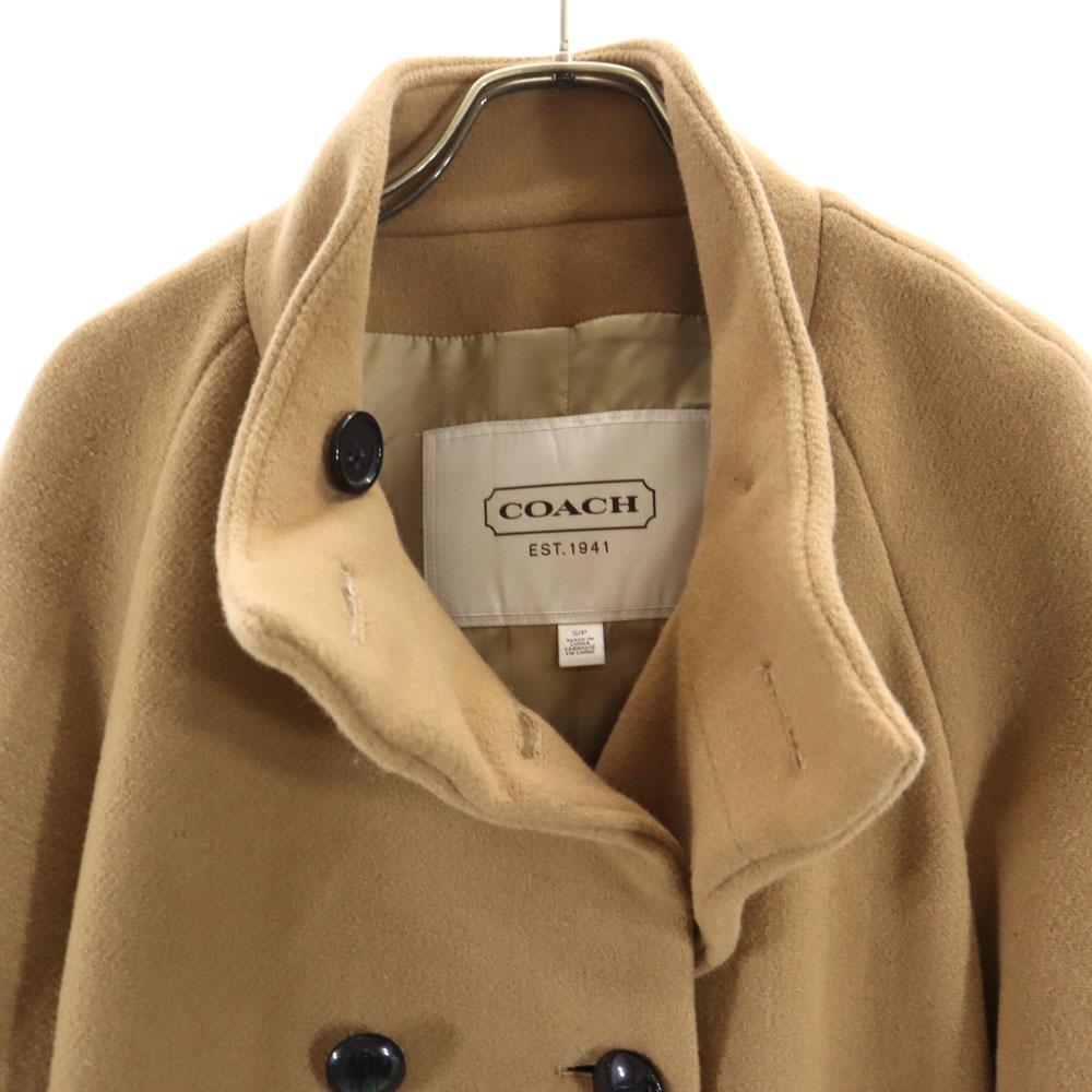 COACH 7 minutes sleeve Wool coat S beige Women Used