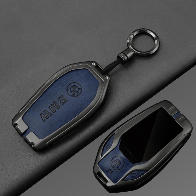 Fashion Zinc Alloy Car Remote Key Case Cover For BMW 5 7 Series X3 X4 X5 X7 G30 G31 G11 G12 G01 GT G32 i8 Accessories Stickers