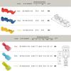 240 Pcs Car 22-10AWG 3-Color Insulated Splice Wire Terminal T-Tap Connector Set