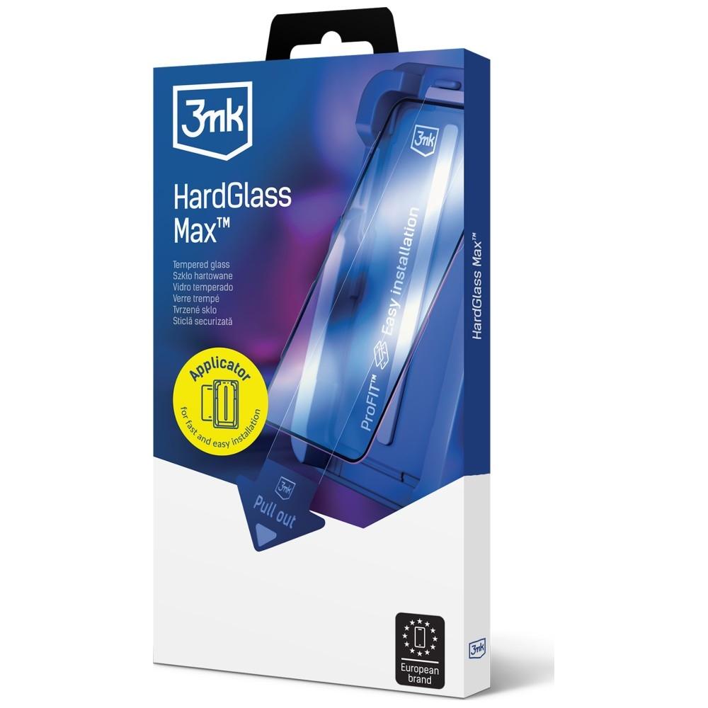 Szkło Hartowane 3Mk Hardglass Max        Z Aplikatorem Do Apple Iphone 15 Pro Max Czarny