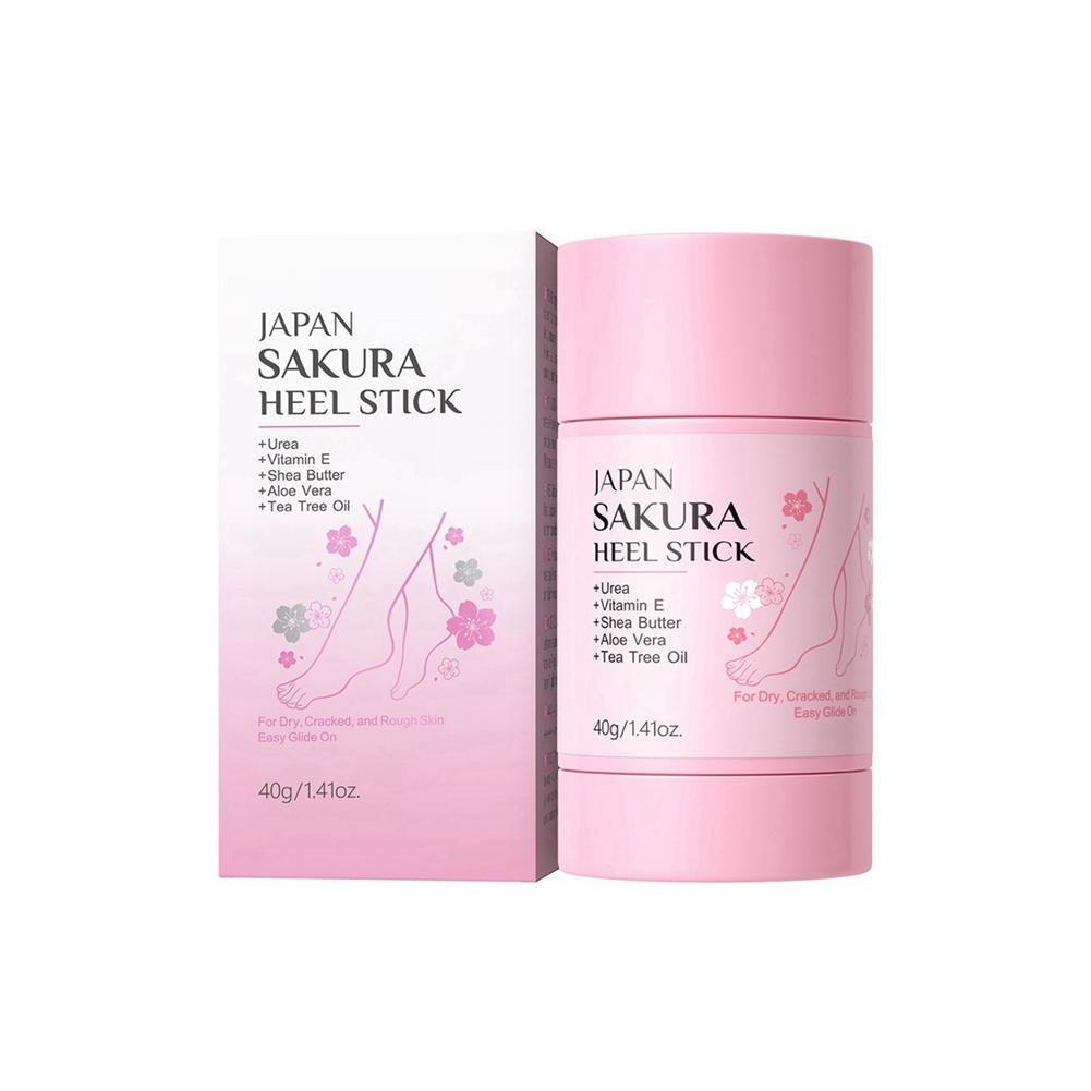 

Sakura Heel Stick Зволожує та живить стопи для запобігання сухості та розтріскуванню