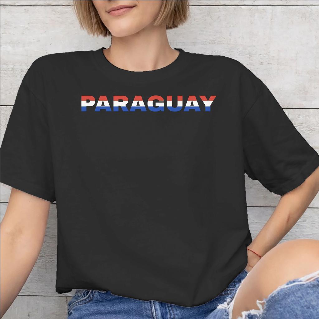 Men Women Printed Paraguay Flag Tee T Shirt Pure Cotton Tshirts Clothing